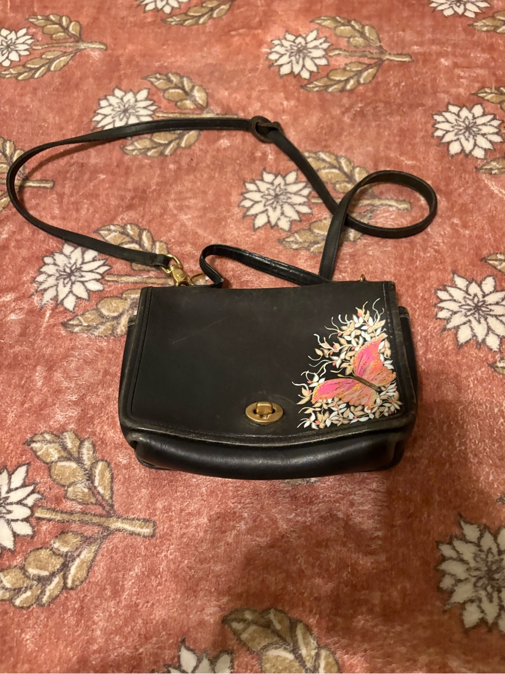 Painted Vintage Black Coach 9924